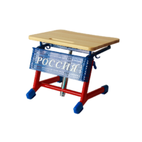 Стол ученический одноместный "Патриот-1о" на газовом лифте (р.гр. № 3-7 и наклоном столешницы) - «globural.ru» - Воркута