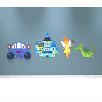 Комплект бизибордов "В сказочном королевстве 4 в 1" - «globural.ru» - Воркута