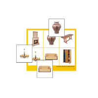 Лото "Мебель. Предметы интерьера" (4 планшета, 24 карточки, цветное, ламинированное) - «globural.ru» - Воркута