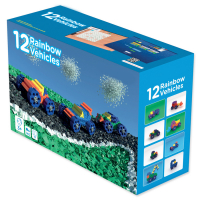 Конструктор "Машины. Радуга" 140 деталей - «globural.ru» - Воркута