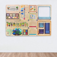 Дидактическая настенная панель «Познаем окружающий мир» - «globural.ru» - Воркута