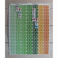 Панель для визуального расписания с цветными ячейками - «globural.ru» - Воркута