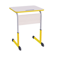 Парта одноместная Smarty Key с полиуретановой кромкой регулируемая по высоте  - «globural.ru» - Воркута