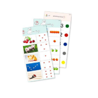 Комплект карточек (10) "Обучающий калейдоскоп для ДО. Познание. Цифры и числа" - «globural.ru» - Воркута