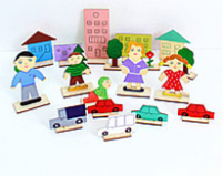 Фигурки для песочной терапии "Семья и дом" - «globural.ru» - Воркута