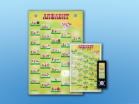 Интерактивный стенд "Говорящая азбука" адаптивный, с сенсорным пультом управления и планшетом со шрифтом Брайля - «globural.ru» - Воркута