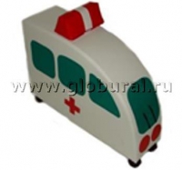 Напольная мягкая игрушка «Скорая помощь» каталка - «globural.ru» - Воркута