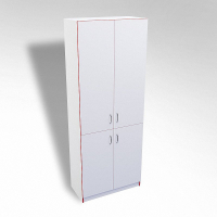 Стеллаж закрытый А-310 ТР ЛДСП  - «globural.ru» - Воркута