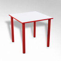 Стол квадратный ТР нерегулируемый на металлокаркасе  - «globural.ru» - Воркута