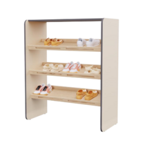 Полка для обуви во входную группу из коллекции мебели «НЕГА» (цвет бежевый) - «globural.ru» - Воркута