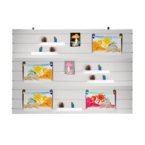 Стенд экспозиционный навесной для детских работ - «globural.ru» - Воркута