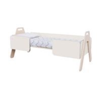 Кровать детская из коллекции «НЕГА» (цвет бежевый) - «globural.ru» - Воркута