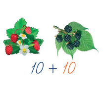 Счетный материал на магнитах "Лесные ягоды". - «globural.ru» - Воркута