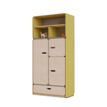 Рабочий стеллаж для специалиста из коллекции «НЕГА» (желтый) - «globural.ru» - Воркута