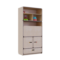 Стеллаж-трансформер с рабочим местом специалиста из коллекции «НЕГА» (бежевый) - «globural.ru» - Воркута