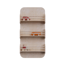 Настенная полка с тремя уровнями из коллекции «НЕГА» - «globural.ru» - Воркута