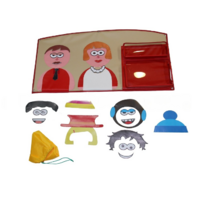 Дидактическое панно "Смешные человечки" - «globural.ru» - Воркута