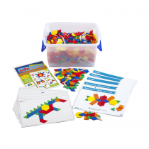 Мозаика "Геометрические фигуры". Набор для класса - «globural.ru» - Воркута