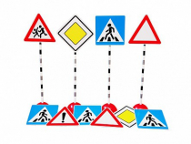 Комплект стоек "Дорожные знаки №2" - «globural.ru» - Воркута