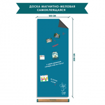 Магнитно-меловая доска/обои XL на самоклеящейся основе - «globural.ru» - Воркута