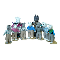 Набор шагающих кукол к сказке "Волк и семеро козлят" - «globural.ru» - Воркута