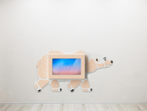 «Медведь» -Декоративная сенсорная панель 32" - «globural.ru» - Воркута