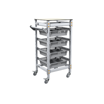 Тележка 1-секционная для учебных наборов и цифровых лабораторных комплексов SenseDisc - «globural.ru» - Воркута