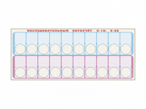Панно демонстрационное магнитно-маркерное для изучения состава числа "Объекты, предназначенные для демонстрации последовательного пересчета от 0 до 10; от 0 до 20" + комплект тематических магнитов КМ-7 - «globural.ru» - Воркута