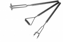 Комплект массажных логопедических зондов "Универсальный" на толстых ручках с накаткой (3 штуки) - «globural.ru» - Воркута