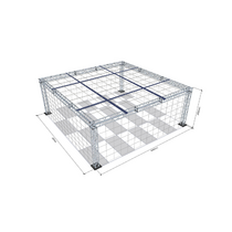 Огражденное пространство с защитной сеткой для безопасного пилотирования 8х8х3м  - «globural.ru» - Воркута