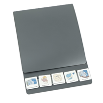 Коммуникативная книга с карточками PECS/ПЭКС (Большая, цвет серый) - «globural.ru» - Воркута