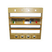 Настенный модуль с объемными телами и зеркалами 70 *10 *70 см - «globural.ru» - Воркута