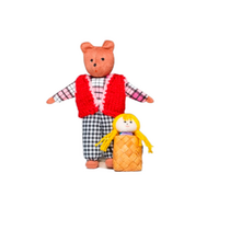 Набор шагающих кукол к сказке "Маша и медведь" - «globural.ru» - Воркута