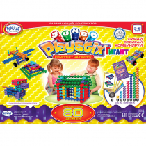 Развивающий конструктор "Плейстикс" Гигант. С дорожной сумкой. Комплект на группу - «globural.ru» - Воркута