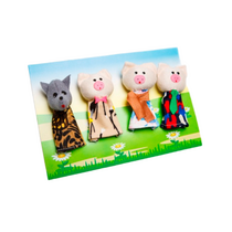 Набор пальчиковых кукол к сказке "Три поросенка" - «globural.ru» - Воркута