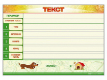 Магнитно-маркерный стенд по обучению грамоте "Текст" с набором магнитных карточек + методические рекомендации - «globural.ru» - Воркута