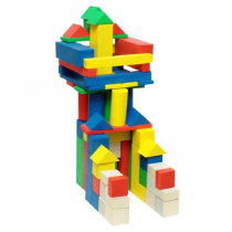 Конструктор деревянный "МегаСтроитель цветной" - «globural.ru» - Воркута