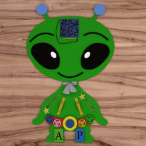 Бизиборд "Разумный пришелец" - «globural.ru» - Воркута