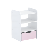 Стеллаж для пособий 5 (белый/зефир) - «globural.ru» - Воркута