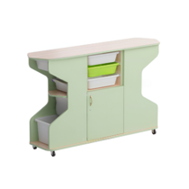 Стеллаж Робик 002 (бук/фисташковый) - «globural.ru» - Воркута