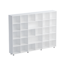 Шкаф-стеллаж без дверок (белый) - «globural.ru» - Воркута