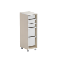 Стеллаж с лотками Робик 001 (дуб молочный) - «globural.ru» - Воркута