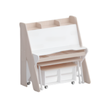 Набор мебели «Конструкторское бюро» (дуб молочный/белый) - «globural.ru» - Воркута