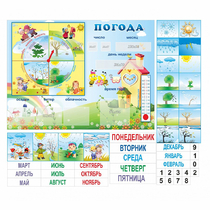 Стенд "Погода" с карманами для вставок - «globural.ru» - Воркута