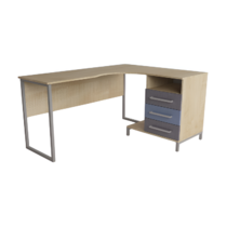 Стол рабочий для учителя с тумбой и подставкой "Умник" - «globural.ru» - Воркута