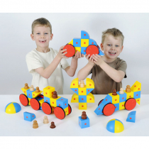 Набор Полидрон Магнитные блоки 3D Супер (комплект на группу, 68 деталей) - «globural.ru» - Воркута