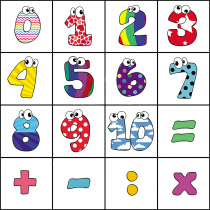 Тематическое поле-маршрутизатор «Цифры» для мини-робота Bee-Bot - «globural.ru» - Воркута