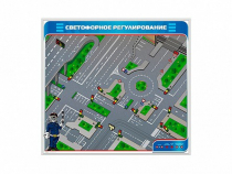 Электрифицированный магнитно-маркерный стенд "Светофорное регулирование" - «globural.ru» - Воркута