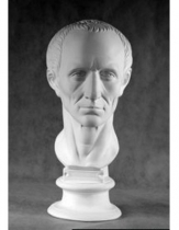 Гипсовая голова Гай Юлий Цезарь - «globural.ru» - Воркута