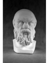 Гипсовая голова Сократ - «globural.ru» - Воркута